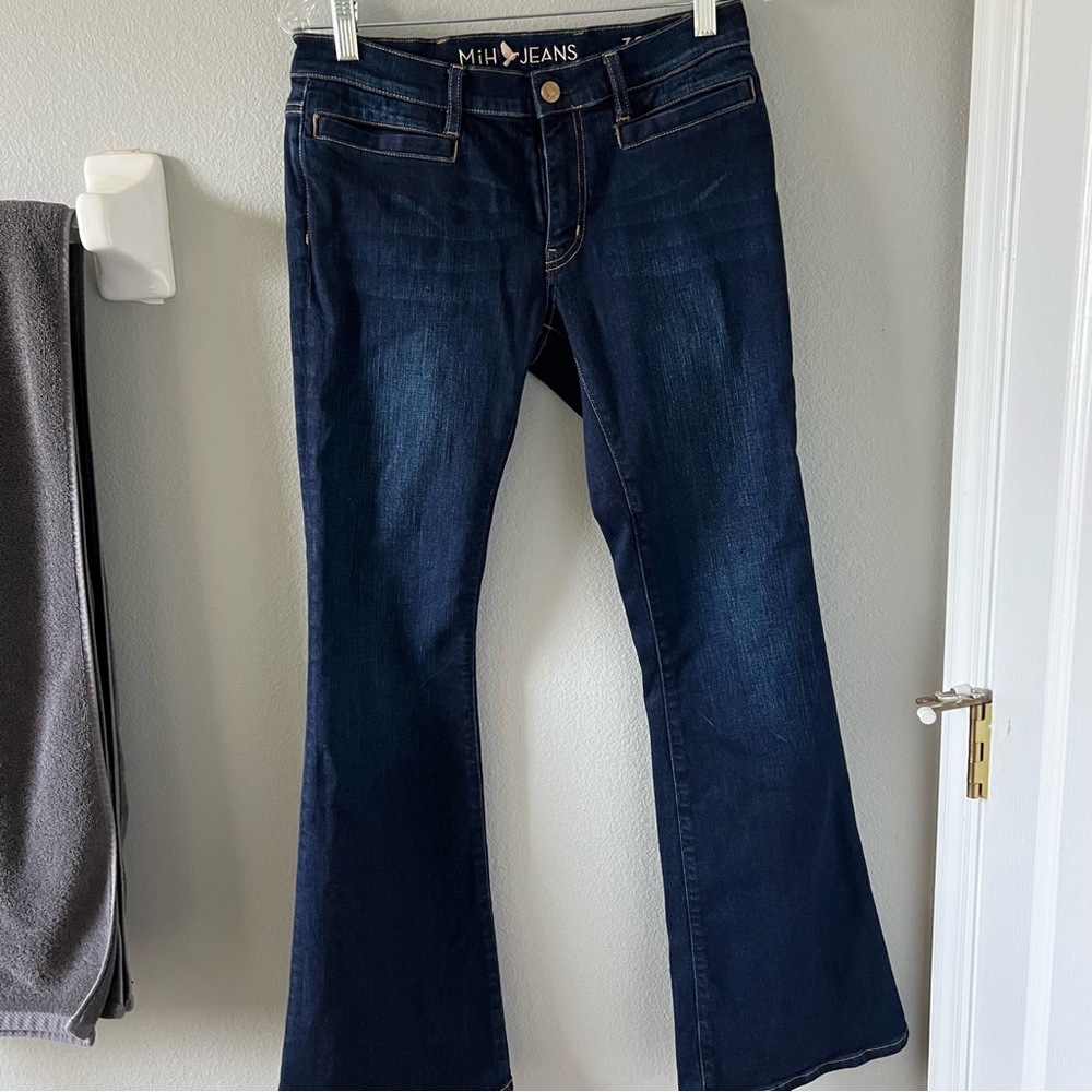 MIH Jeans The Casablanca Mid Rise Flare Sz 30